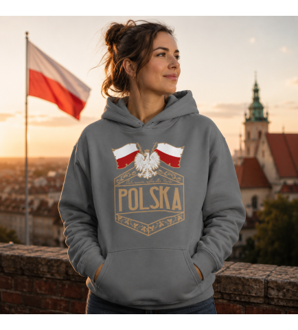 Damska bluza z kapturem CAŁE SERCE DLA NIEJ